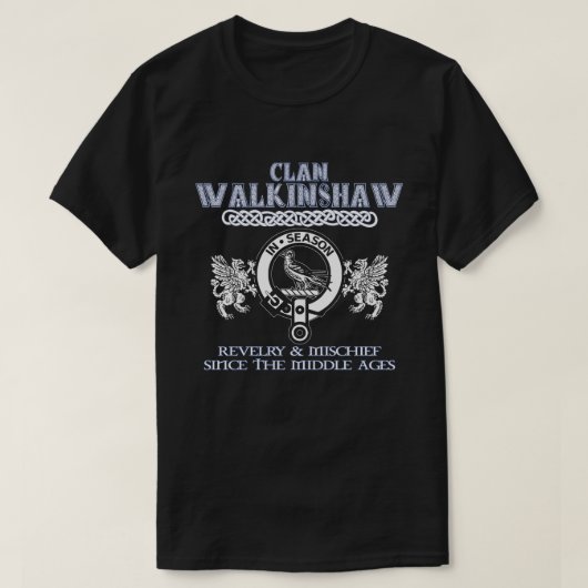 Clan Walkinshaw Wappen Schottische Clans Schottisc T-Shirt (Design vorne)