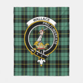 Clan Wallace Ancient Tartan Kariert Fleecedecke (Vorderseite)