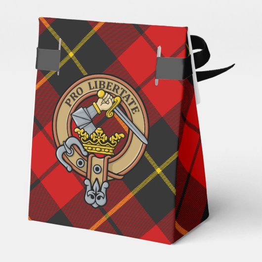 Clan Wallace Crest Favor Box Geschenkschachtel (Rückseite)