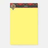 Clan Wallace Crest Notes Post-it Klebezettel (Vorderseite)