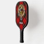 Clan Wallace Crest over Tartan Keychain Pickleball Schläger (Links)