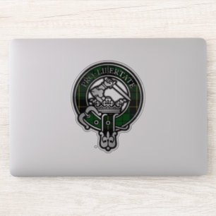 Clan Wallace Jagd Tartan Wappen Aufkleber