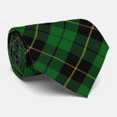 Clan Wallace Jagdtartan Krawatte (Gerollt)