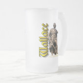 Clan Wallace Old Scotland Mattglas Bierglas (VorderseiteRechts)
