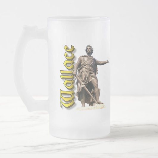 Clan Wallace Old Scotland Mattglas Bierglas (Links)