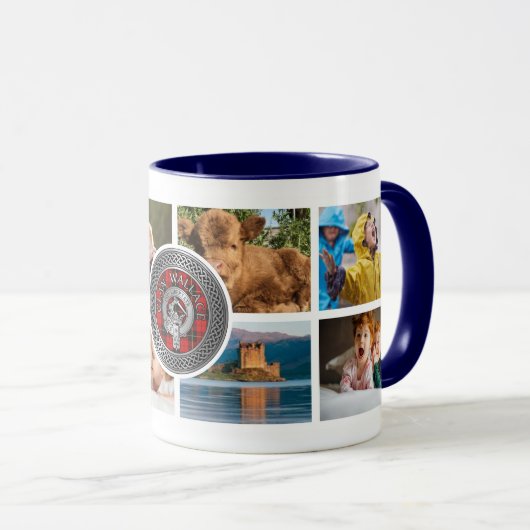 Clan Wallace Personalisierte Tasse (VorderseiteRechts)