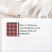 Clan Wallace Pink und Dunkelgrüner Tartan (Insitu)