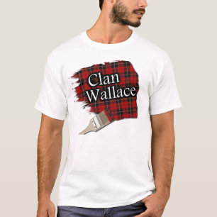 Clan-Wallace schottisches Tartan-Farben-Shirt T-Shirt