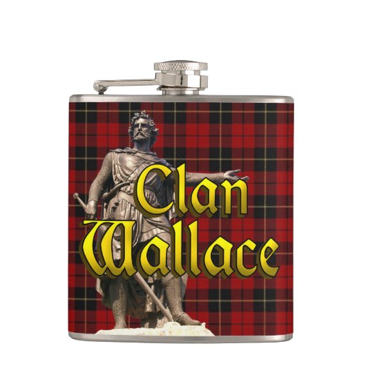 Clan Wallace Scottish Freedom Flachmann (Vorderseite)