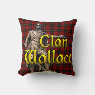 Clan Wallace Scottish Freedom Kissen