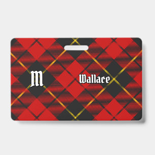 Clan Wallace Tartan Abzeichen Ausweis