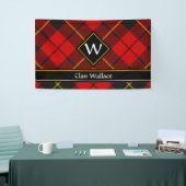 Clan Wallace Tartan Banner (Messeveranstaltung)