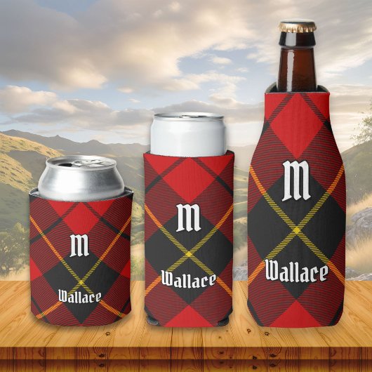Clan Wallace Tartan Can Cooler Dosenkühler