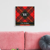 Clan Wallace Tartan Canvas Print Leinwanddruck (Insitu (Wohnzimmer))