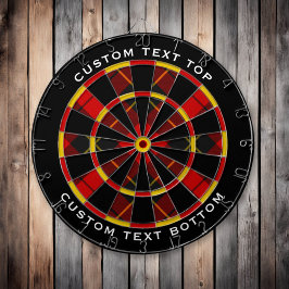 Clan Wallace Tartan Dart Board Dartscheibe