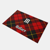 Clan Wallace Tartan Doormat Fußmatte (Schrägansicht)