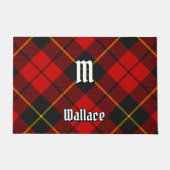 Clan Wallace Tartan Doormat Fußmatte (Vorderseite)