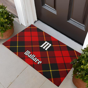 Clan Wallace Tartan Doormat Fußmatte