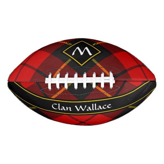 Clan Wallace Tartan Football (Vorderseite)