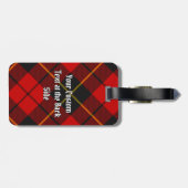Clan Wallace Tartan Gepäck Tag Gepäckanhänger (Rückseite horizontal)