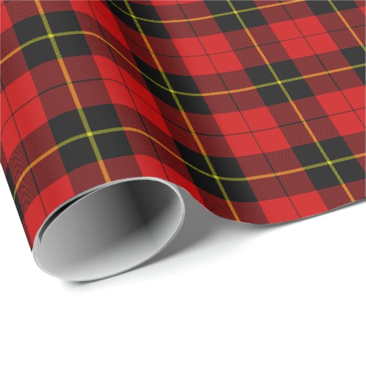 Clan Wallace Tartan Geschenkpapier (Rolleneckpunkt)