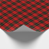 Clan Wallace Tartan Geschenkpapier (Ecke)
