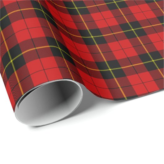 Clan Wallace Tartan Geschenkpapier (Rolleneckpunkt)