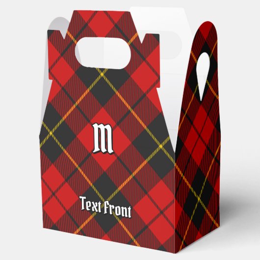 Clan Wallace Tartan Gevor Box Geschenkschachtel (Geöffnet)