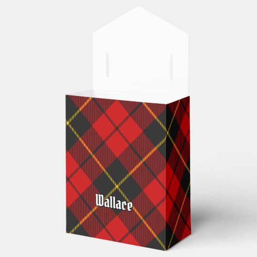 Clan Wallace Tartan Gevor Box Geschenkschachtel (Geöffnet)