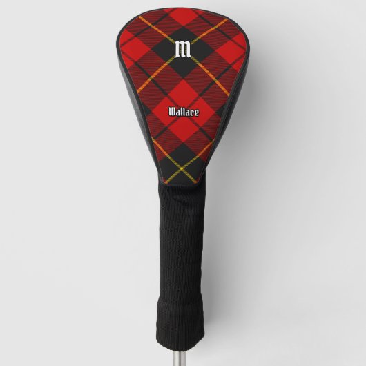 Clan Wallace Tartan Golf Head Cover Golf Headcover (Vorderseite)