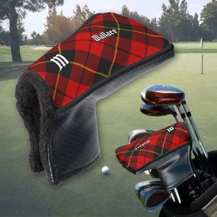 Clan Wallace Tartan Golf Head Cover Headcover