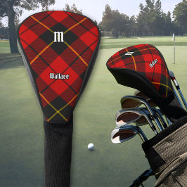 Clan Wallace Tartan Golf Head Cover Headcover
