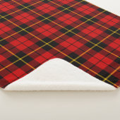 Clan Wallace Tartan Kariert Sherpadecke (3/4)