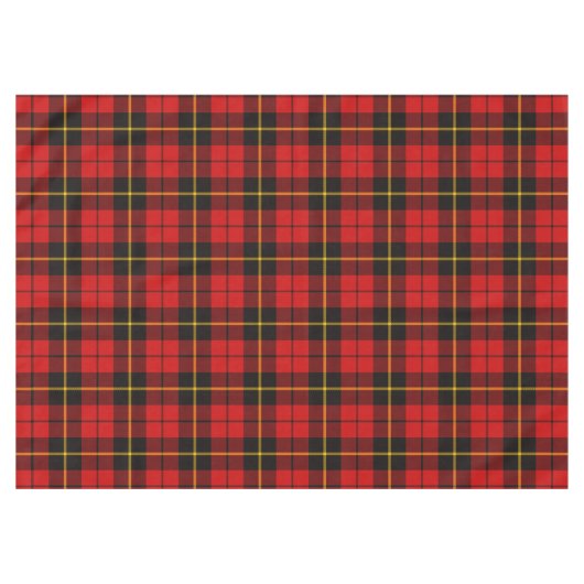 Clan Wallace Tartan Kariert Tischdecke (Vorderseite (Horizontal))