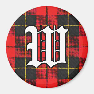 Clan Wallace Tartan Karo Akzente Magnet