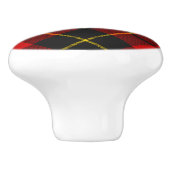 Clan Wallace Tartan Keramik Knob Keramikknauf (Seitenansicht)