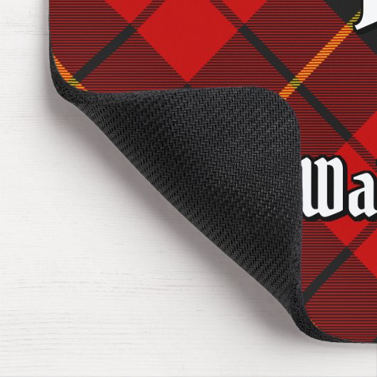 Clan Wallace Tartan Mouse Pad Mousepad (Ecke)