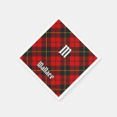 Clan Wallace Tartan Napkins Serviette (Ecke)