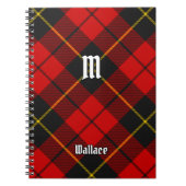 Clan Wallace Tartan Notebook Notizblock (Vorderseite)