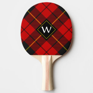 Clan Wallace Tartan Ping Pong Paddle Tischtennis Schläger