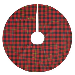 Clan Wallace Tartan Polyester Weihnachtsbaumdecke