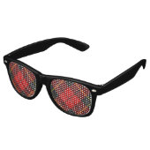 Clan Wallace Tartan Retro Sonnenbrille (Schrägansicht)
