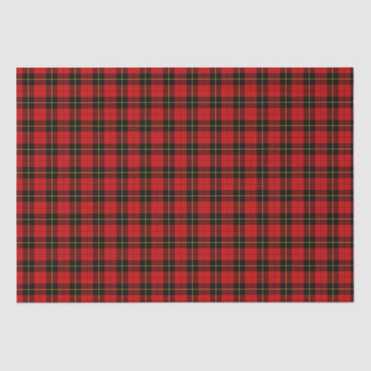 Clan Wallace Tartan Seidenpapier (Vorderseite)