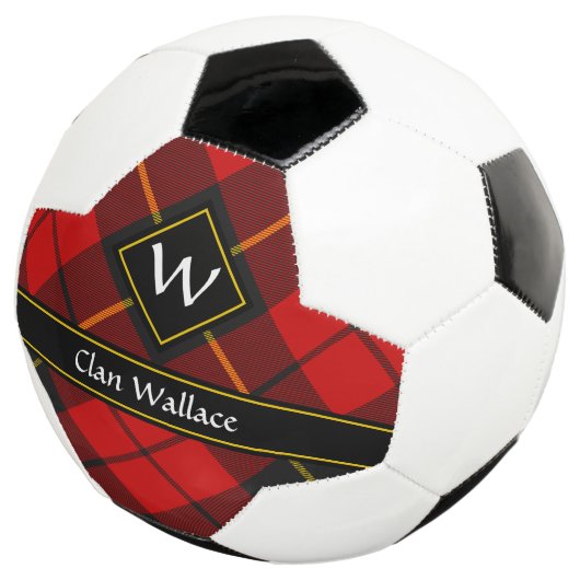 Clan Wallace Tartan Soccer Ball (Dreiviertel)