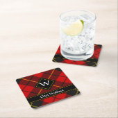 Clan Wallace Tartan Square Paper Untersetzer (Vor Ort)
