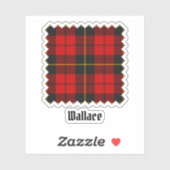 Clan Wallace Tartan Sticker (Blatt)