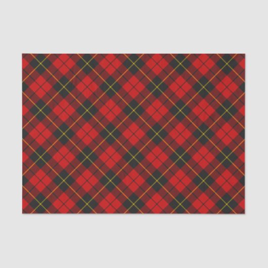 Clan Wallace Tartan Tissue Paper Seidenpapier (Vorderseite)