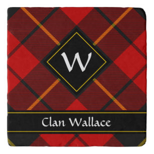 Clan Wallace Tartan Trivet Töpfeuntersetzer