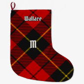 Clan Wallace Tartan Weihnachts-Strumpf Großer Weihnachtsstrumpf (Vorderseite)