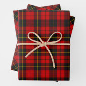 Clan Wallace Tartan Wrapping Paper Sheets Geschenkpapier Set (Beispiel)